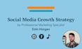 create a professional social media growth strategy