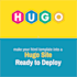 convert your html website or template to hugo