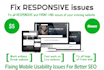 fix wordpress website responsive issues