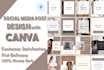 create attractive social media posts with canva
