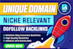 50 unique domain dofollow niche relevant blog comment backlinks