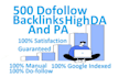 provide 500 dofollow backlinks high da and pa