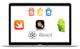 develop native hybrid mobile app, fullstack solution with ai