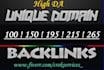 create 500 unique high da pa premium backlinks