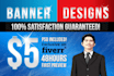 design awesome banner ads