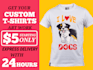 do custom unique trendy 3d graphic t shirt design