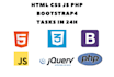 do your html css js php work within 24 h