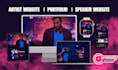 design artist epk, press kit,media kit wordpress website