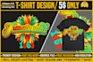 create custom t shirt design and typography t shirt