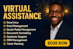 be personal executive virtual assistant, social media content manager, VA admin