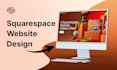 do squarespace website design, develop squarespace business website