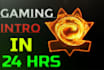 create 3d logo animation for gaming in 24hrs