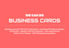 do simple and clean professional BUSINESS Card Design in 24 hr