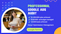 conduct a comprehensive google ads audit