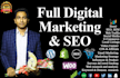 do digital marketing and SEO for any website or business