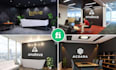 do 200 photorealistic office interior wall logo mockups