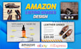 amazon products listing infographic professional design