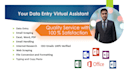 do accurate data entry and virtual assistant tasks