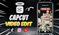 do video editing for tik tok, instagram reels and shorts