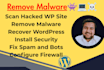 remove malware, recover wordpress, malware removal, restore hacked wordpress