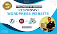 create responsive wordpress website or wordpress design