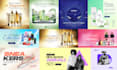 design stunning web banners, headers, and sliders