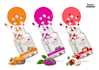 design premium supplement label with 3d mockup or packaging