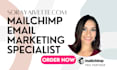 setup mailchimp email marketing, campaigns, and landing page