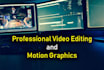 provide professional video editing  within 24 hours