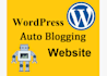 create an automated website called auto blogging