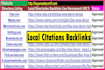 do 400 USA live local SEO citations business directories