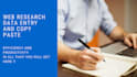 do 3 hours of complete web research , copy paste and data entry