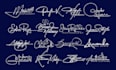 design scripted, handwritten or signature logo