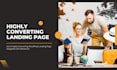 create converting landing page, elementor landing page