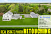 retouching, decluttering photo real estate