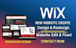wix website redesign wix website design wix website revamp wix website edit wix