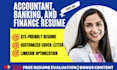 write your professional accountant and banking resume