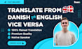 translate from danish to english vice versa