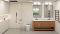 create a high quality 3d render for your bathroom remodel