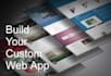 build your custom web application