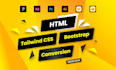 convert figma to wordpress, figma to HTML, CSS, bootstrap, or tailwind CSS
