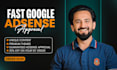 design google adsense approved niche website, guaranteed approval