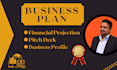 create a business plan with financial projections