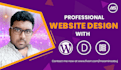 design a modern responsive wordpress website with divi or elementor