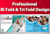 design trifold and bifold brochure, flyer