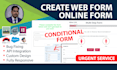 create a web form, gravity form, multipage form