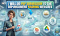 do PDF submissions to the top document sharing websites