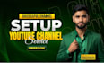 create youtube channel  logo and banner