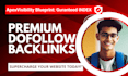 deliver dofollow guest post SEO backlinks from DR 77 high authority da websites