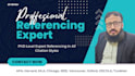 do expert referencing and citation formatting using endnote or ms word